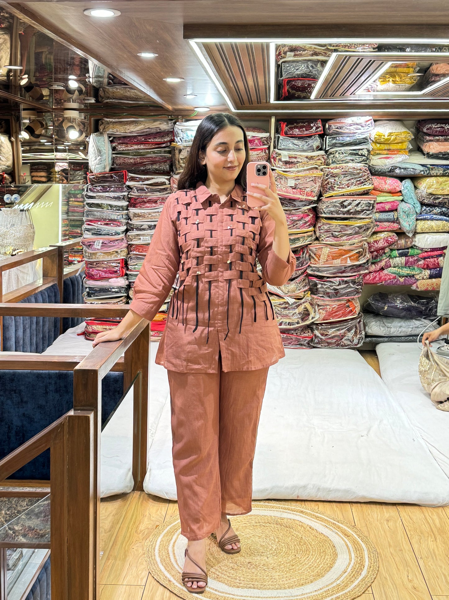 SHIRT WEAVE CO-ORD SET