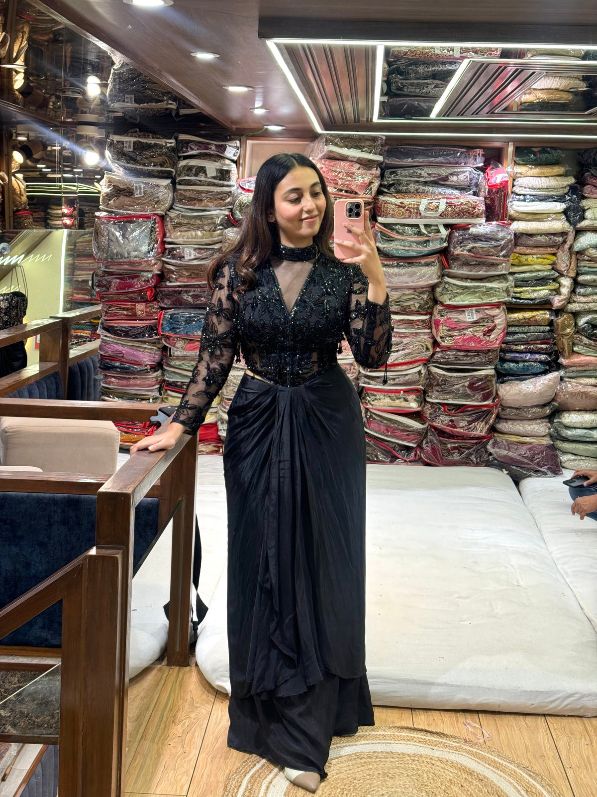 SHEER HIGH NECK INDO