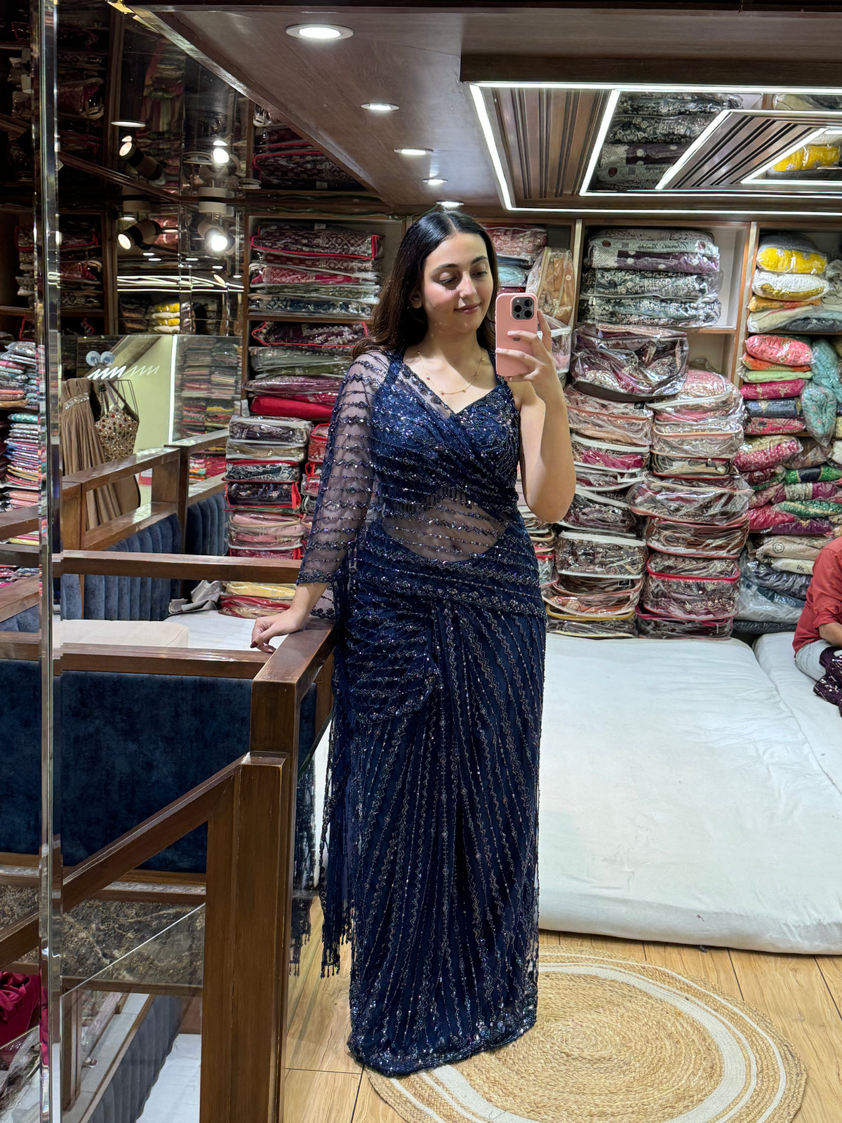 SHEER PRE-DRAPED SAREES