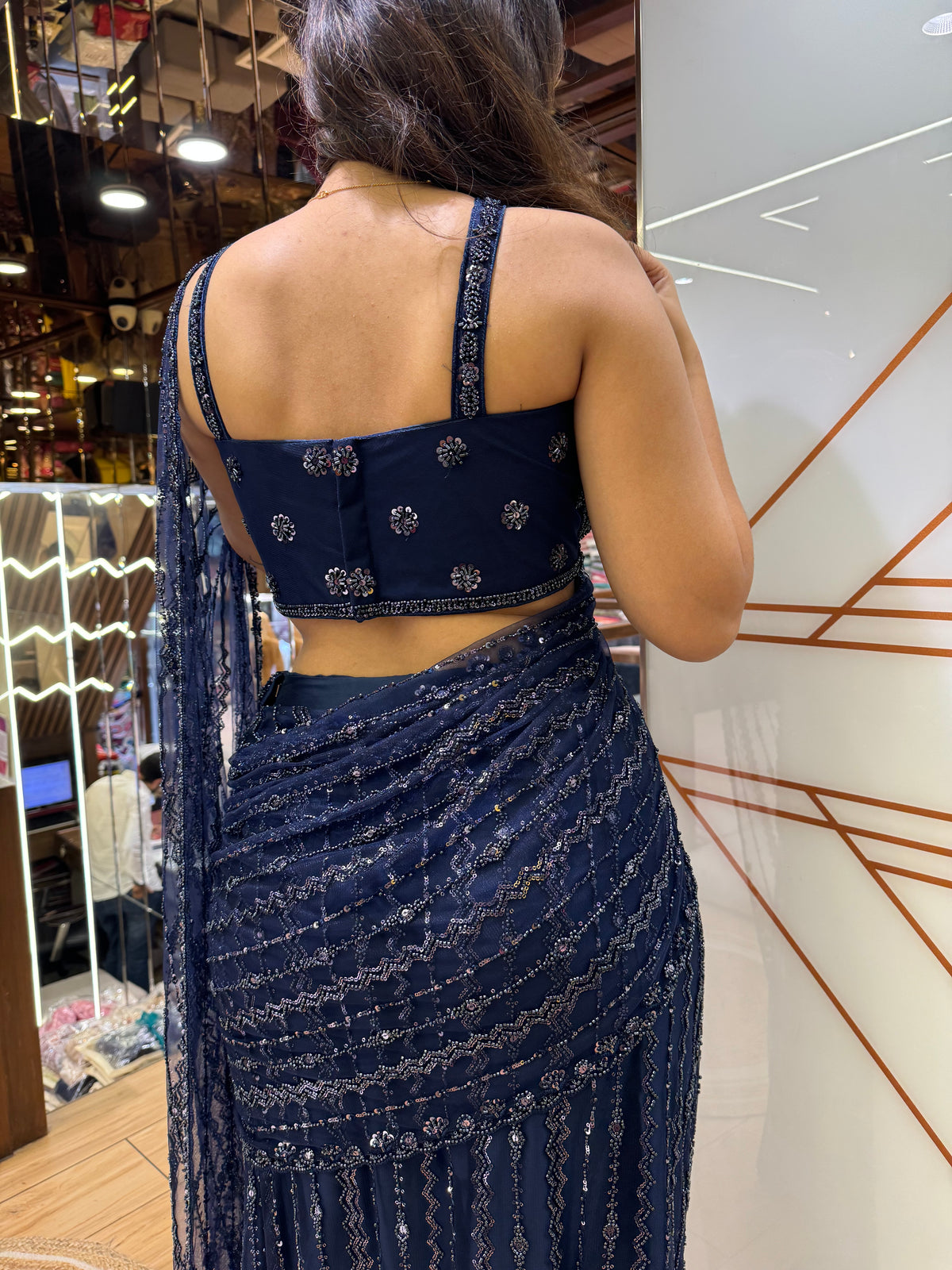 SHEER PRE-DRAPED SAREES