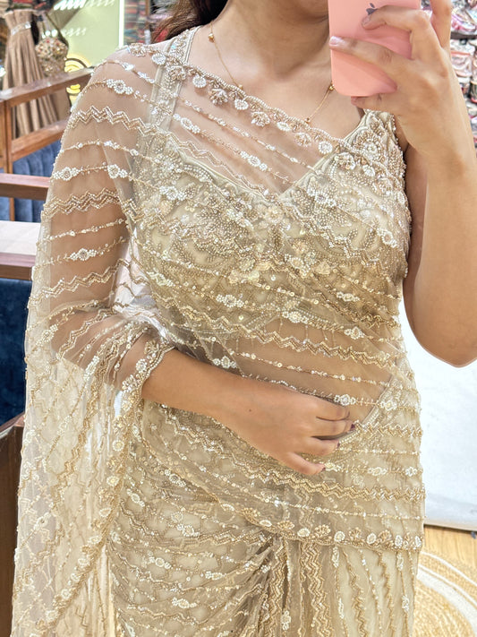 SHEER PRE-DRAPED SAREES
