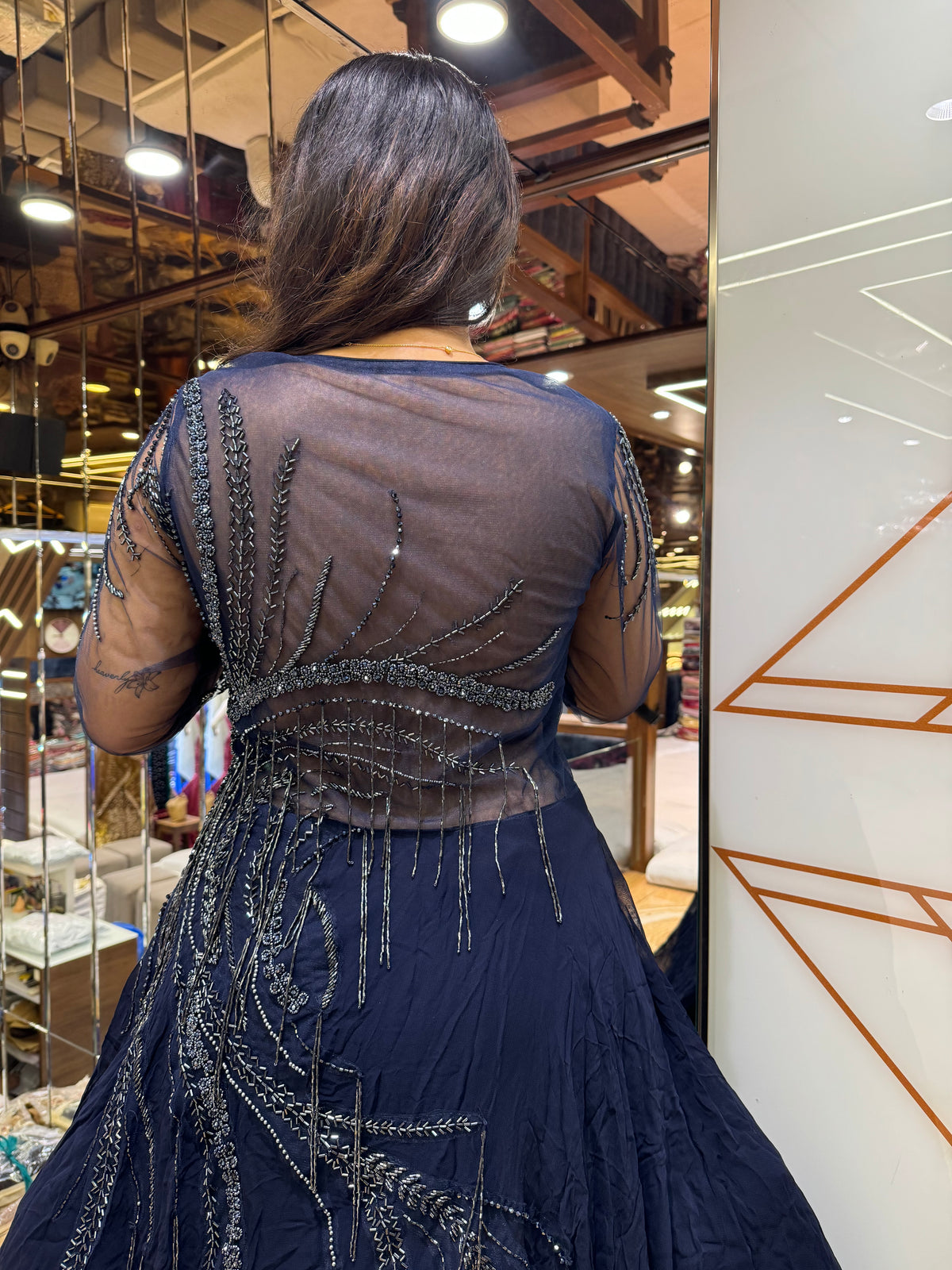 STARFALL NAVY GOWN