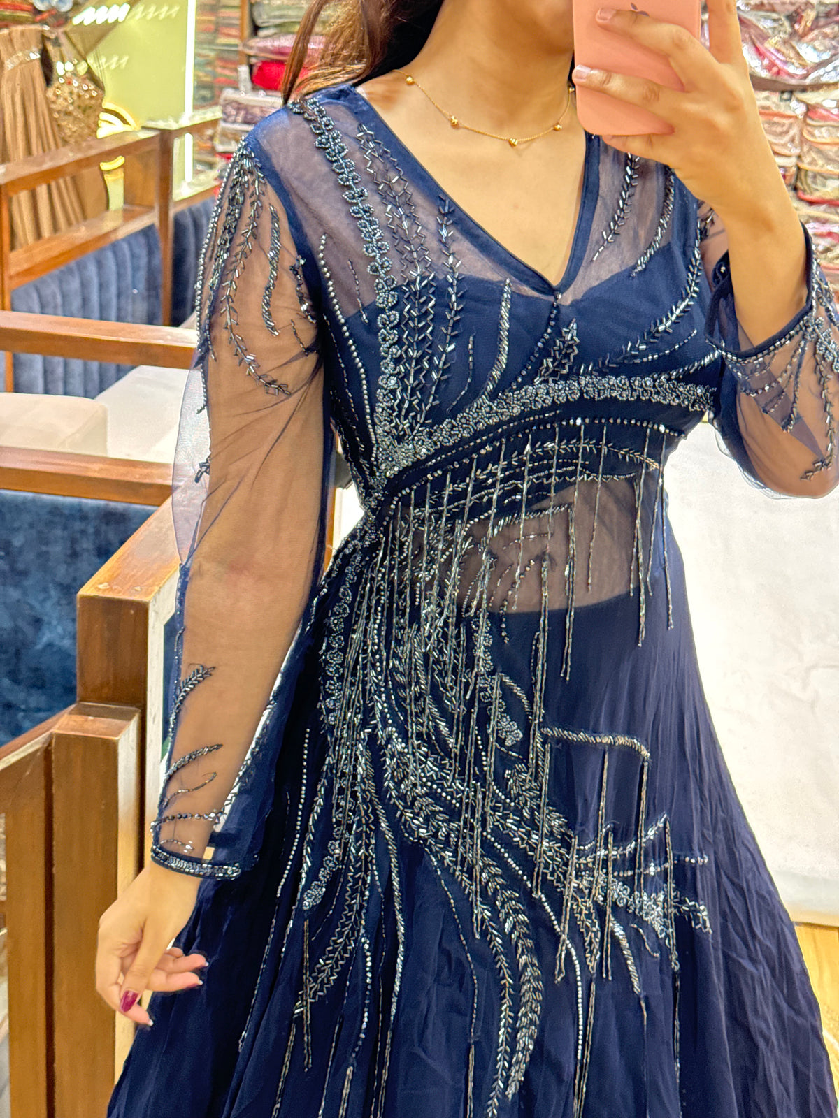 STARFALL NAVY GOWN