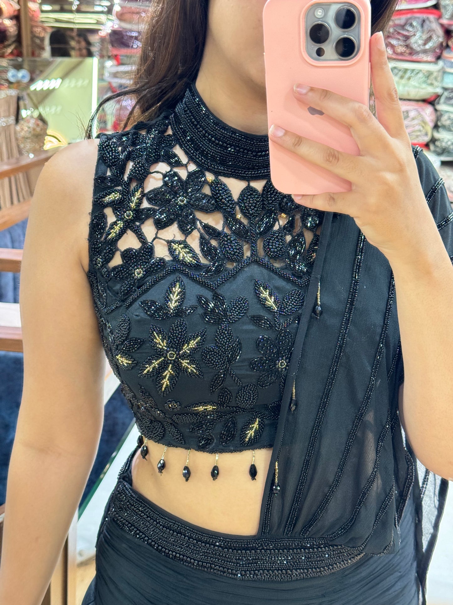 BLACK CUTWORK INDO