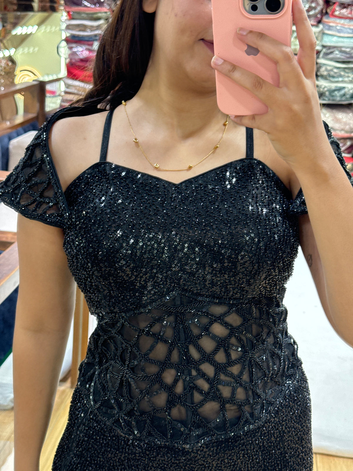 SEQUIN BLACK INDO