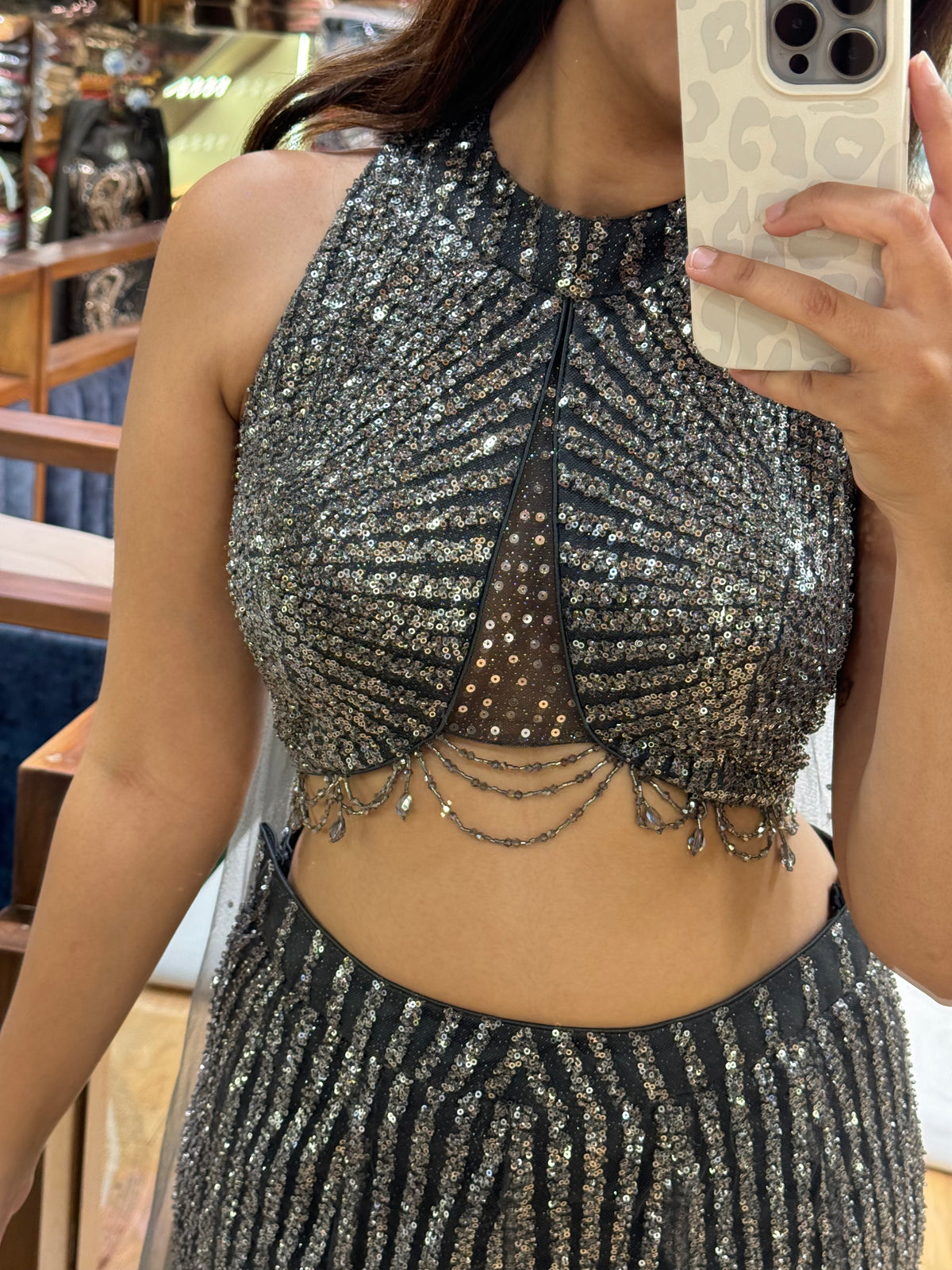 GREY POP HALTER INDO