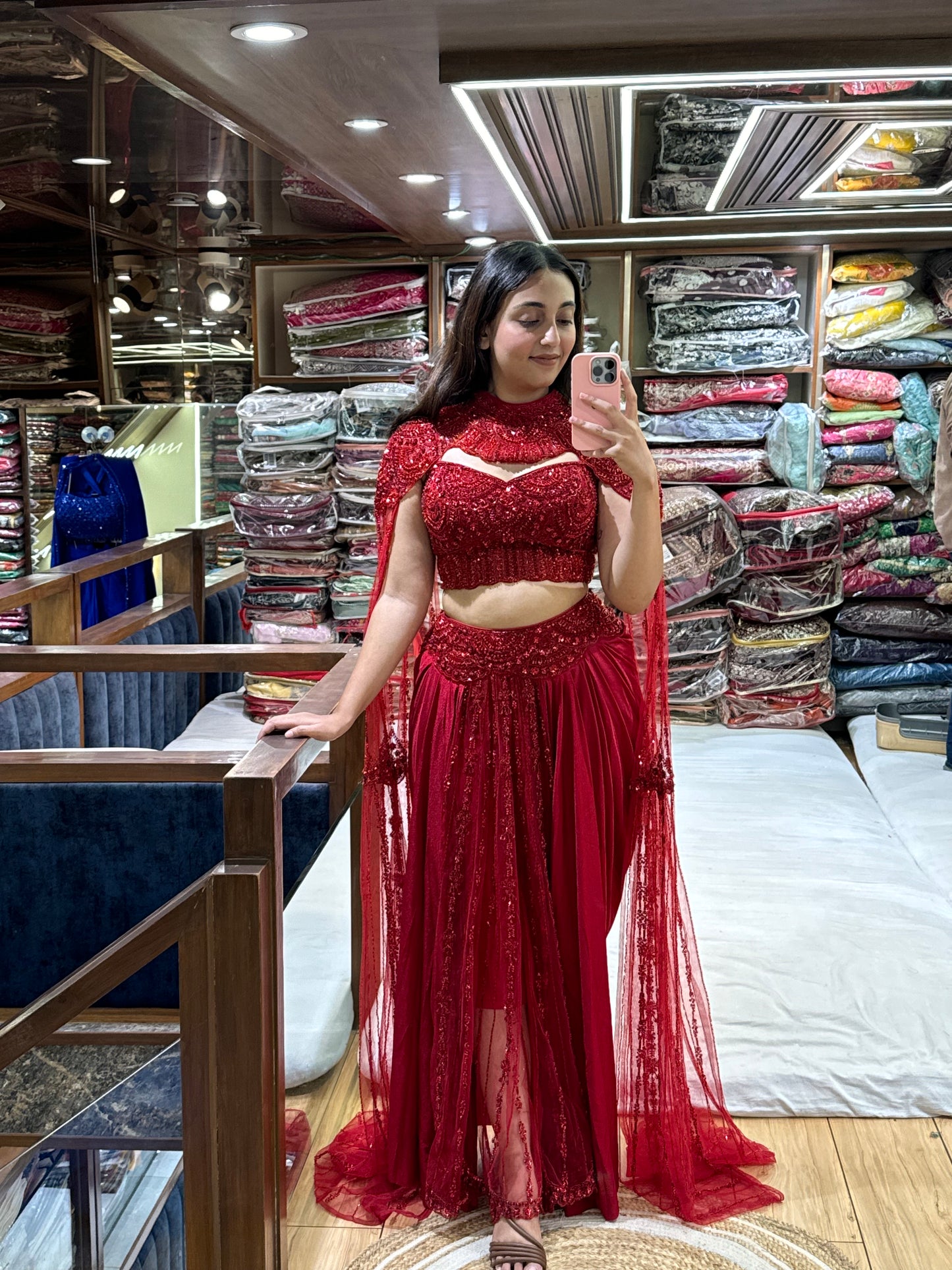 ROYALE CAPE LEHENGA
