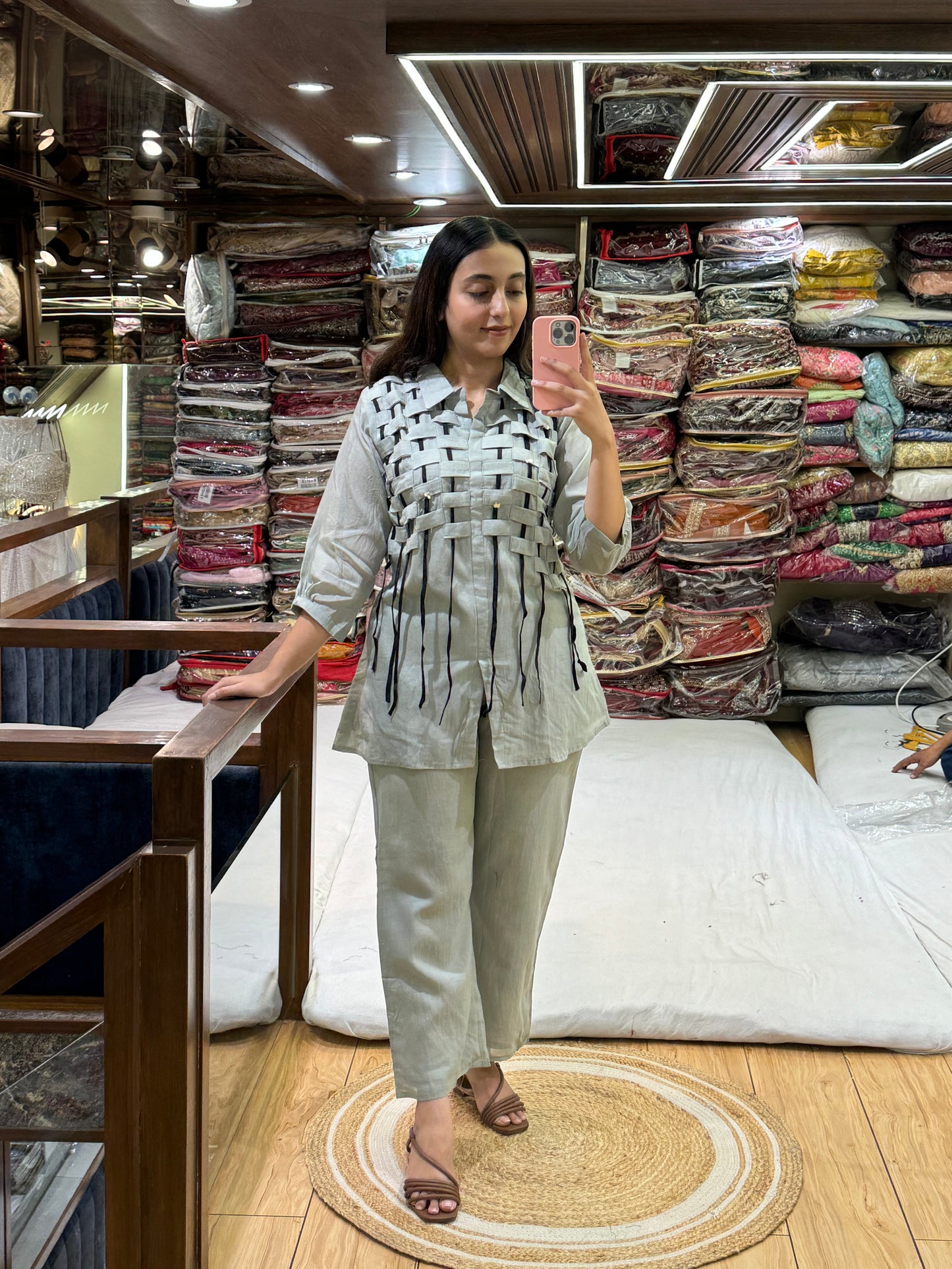 SHIRT WEAVE CO-ORD SET