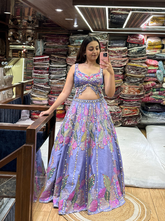 LAVENDER DREAMY LEHENGA