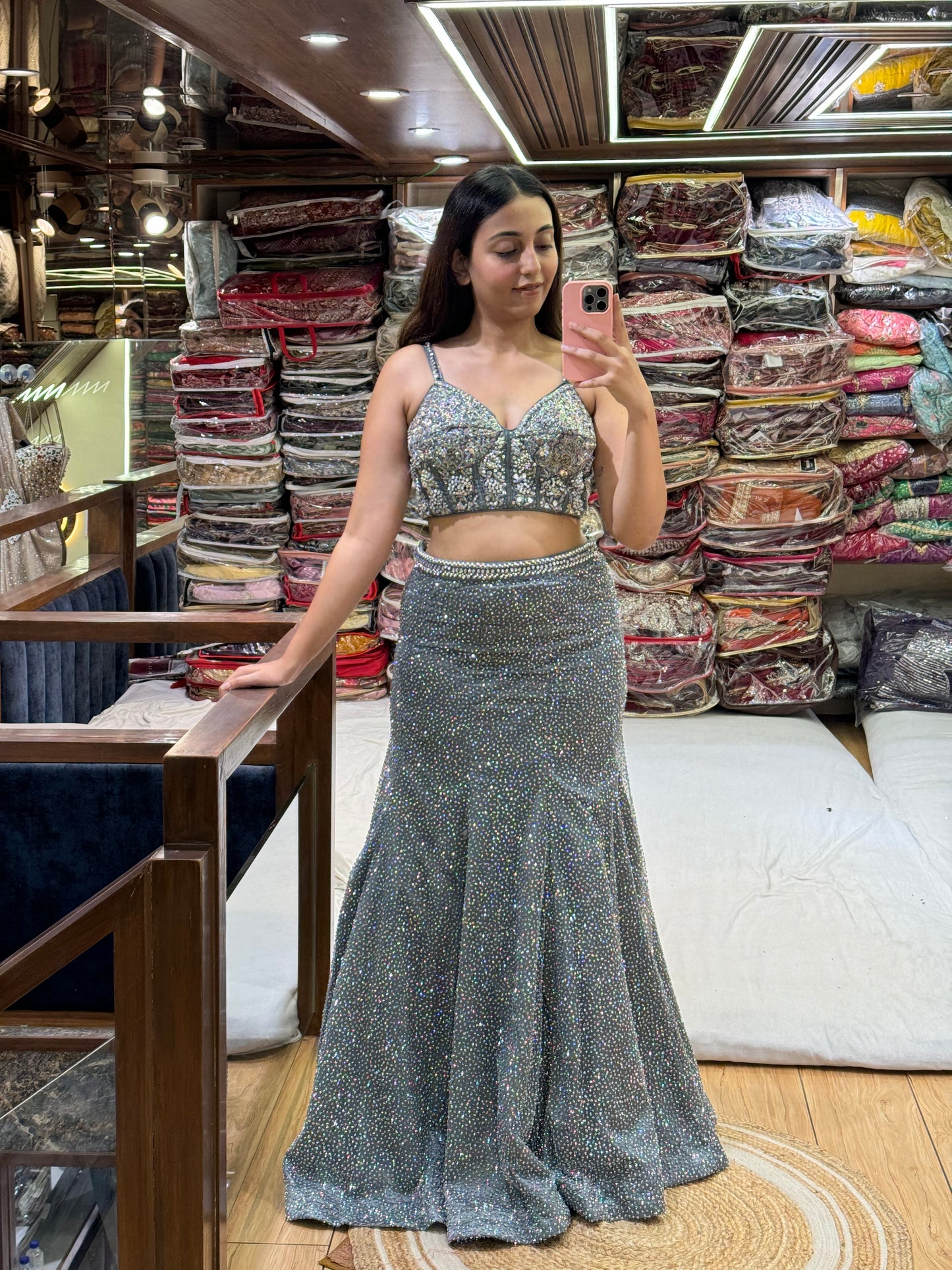 SILVER BODYCON INDO
