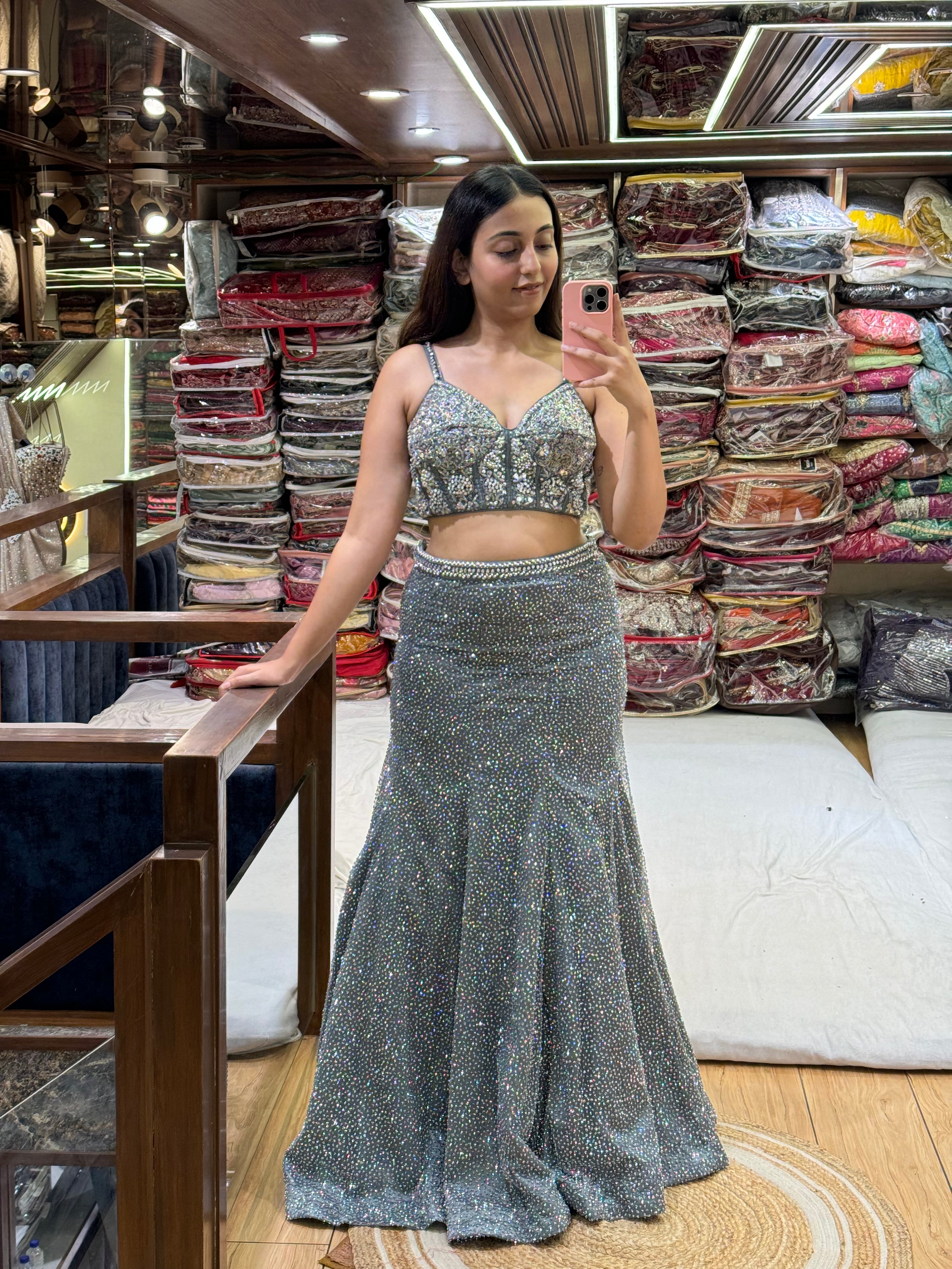 SILVER BODYCON INDO