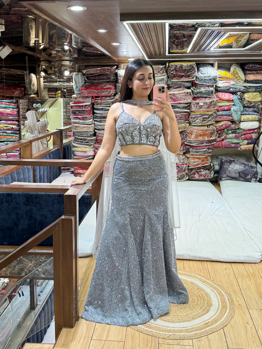 SILVER BODYCON INDO