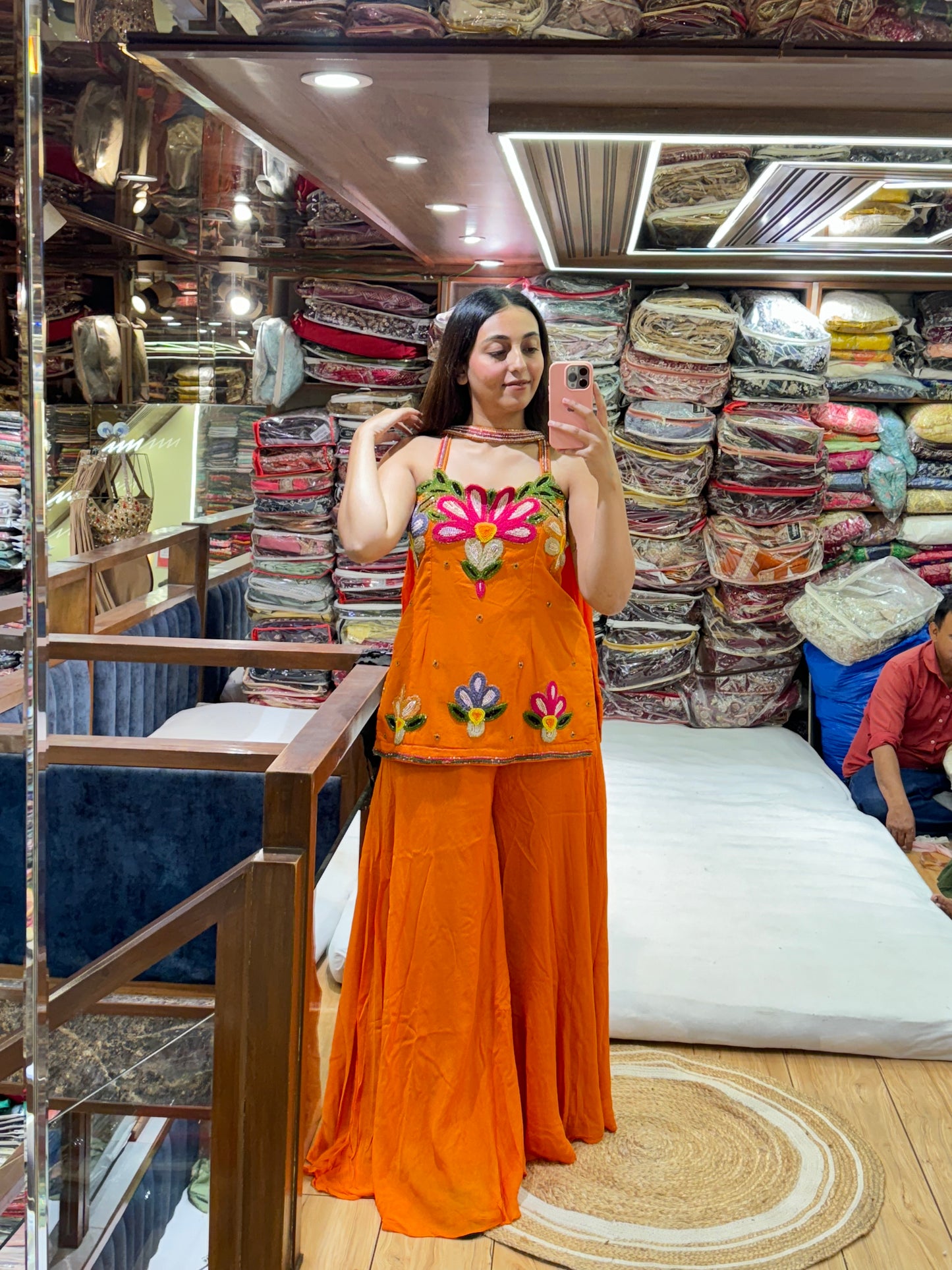 3D FLORAL SHARARA SETS