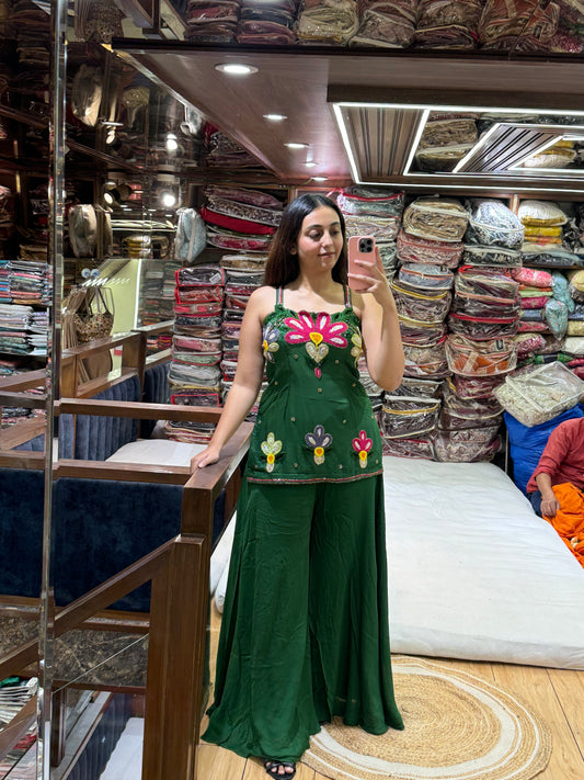 3D FLORAL SHARARA SETS