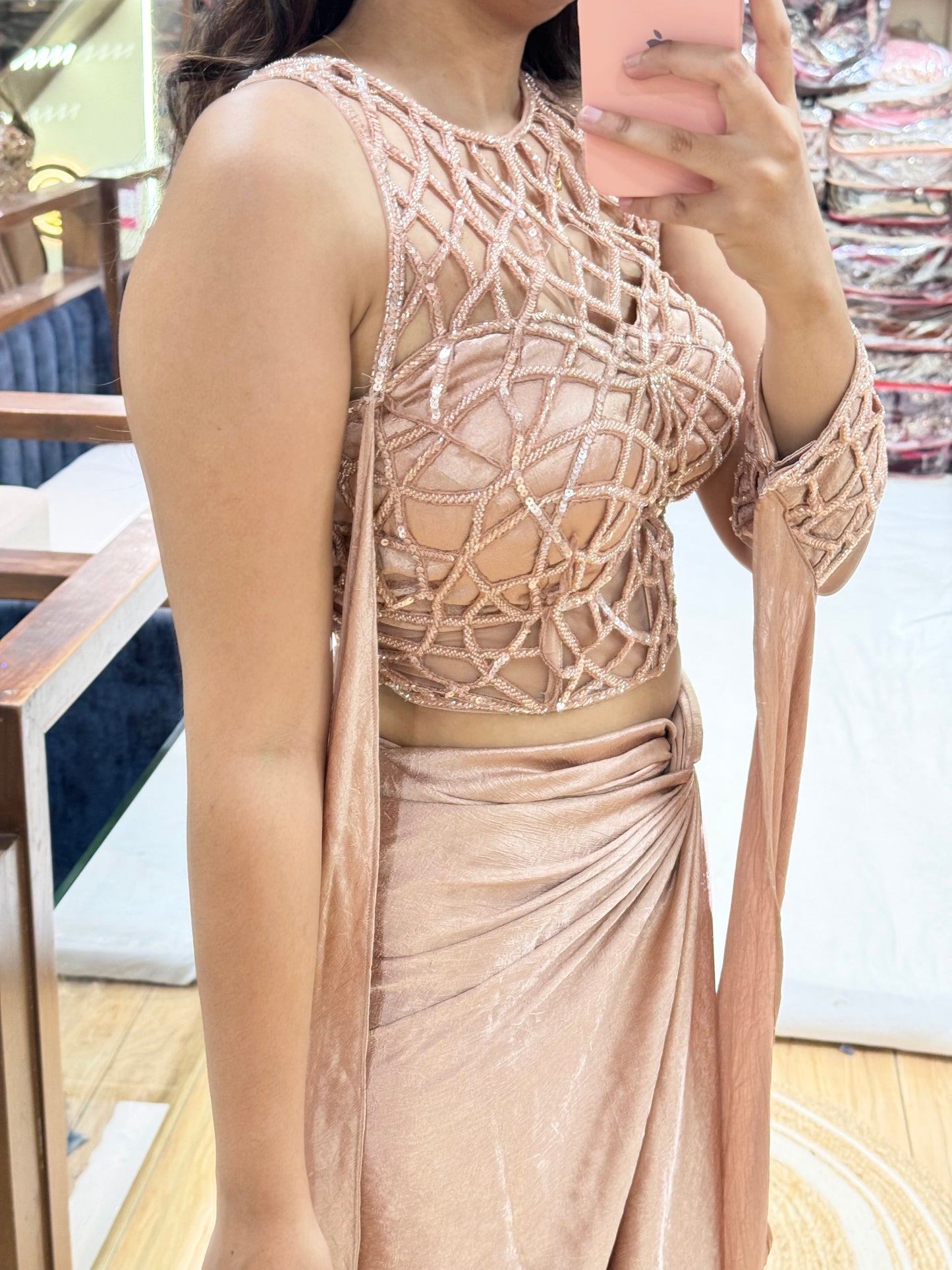 BABY PEACH INDO WESTERN